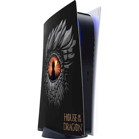 HBO House of the Dragon Burning Dragon PS5 Digital Edition Console Skin