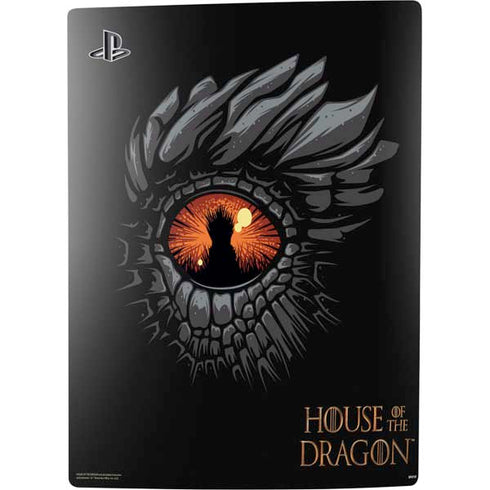 HBO House of the Dragon Burning Dragon PS5 Digital Edition Console Skin