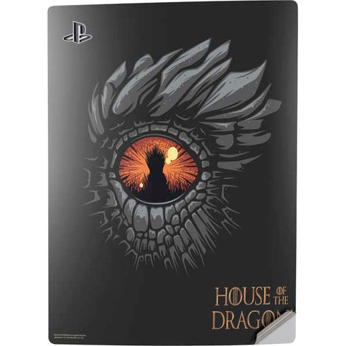 HBO House of the Dragon Burning Dragon PS5 Digital Edition Console Skin