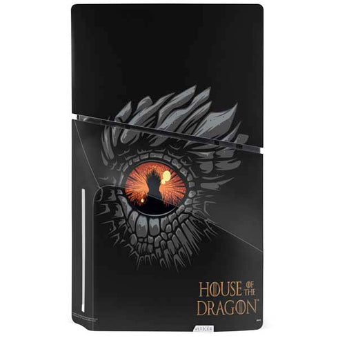 HBO House of the Dragon Burning Dragon PS5 Slim Disk Bundle Skin