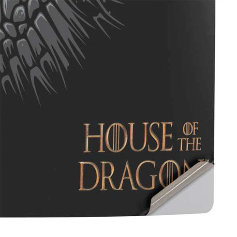 HBO House of the Dragon Burning Dragon PS5 Slim Digital Edition Console Skin