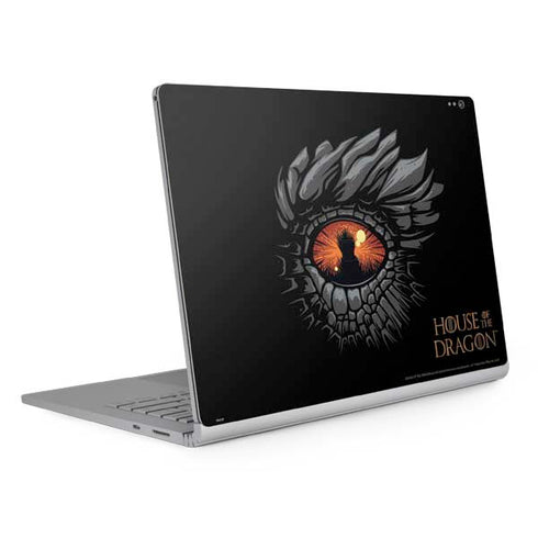 HBO House of the Dragon Burning Dragon Surface Book 2 13.5in Skin
