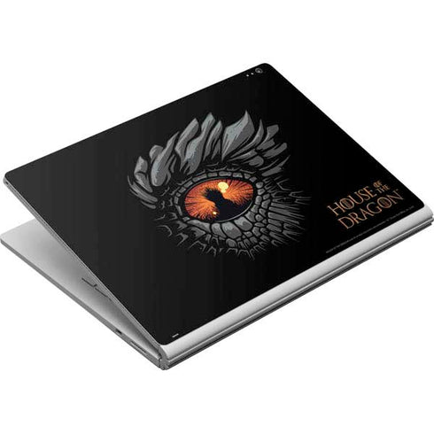 HBO House of the Dragon Burning Dragon Surface Book Skin