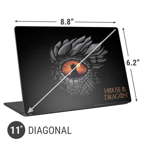 HBO House of the Dragon Burning Dragon Universal Laptop 11in (8.8 x 6.2in) Skin