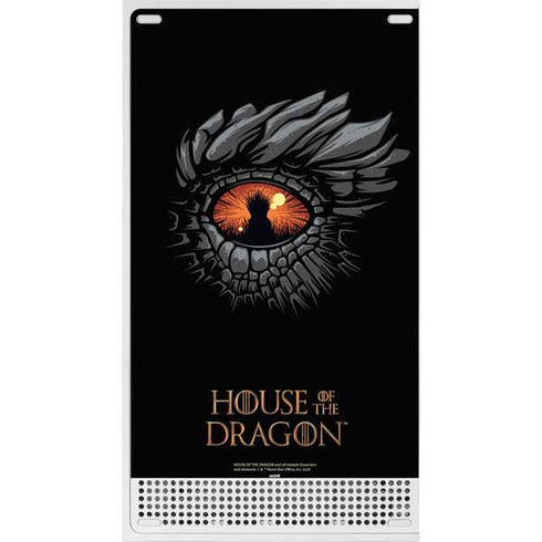 HBO House of the Dragon Burning Dragon Xbox Series S Console Skin