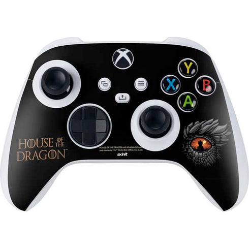 HBO House of the Dragon Burning Dragon Xbox Series S Controller Skin