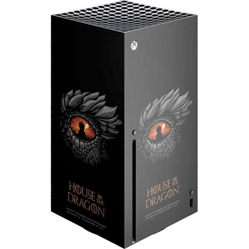HBO House of the Dragon Burning Dragon Xbox Series X Console Skin