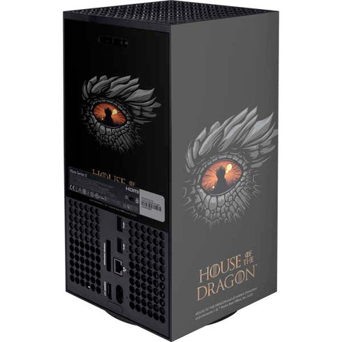 HBO House of the Dragon Burning Dragon Xbox Series X Console Skin