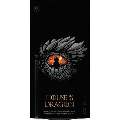 HBO House of the Dragon Burning Dragon Xbox Series X Console Skin
