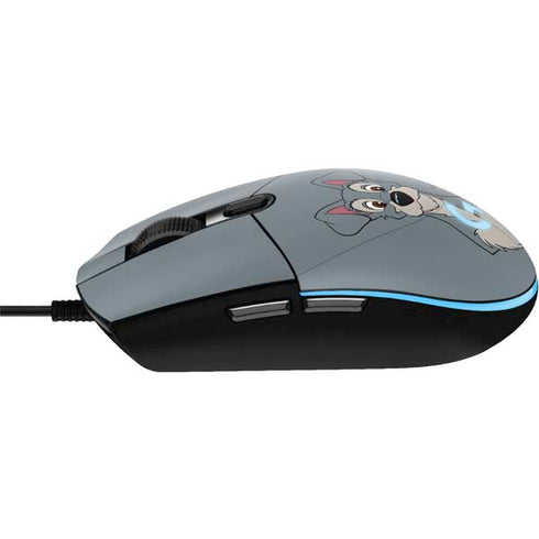 Disney Lady & The Tramp Butch Portrait G203 Prodigy RGB Wired Gaming Mouse Skin