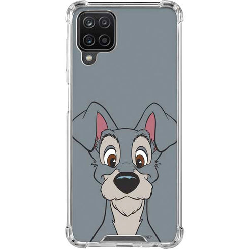 Disney Lady & The Tramp Butch Portrait Galaxy A12 Clear Case
