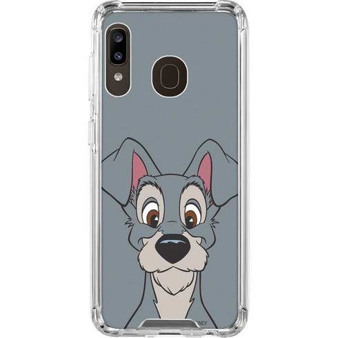 Disney Lady & The Tramp Butch Portrait Galaxy A30 Clear Case
