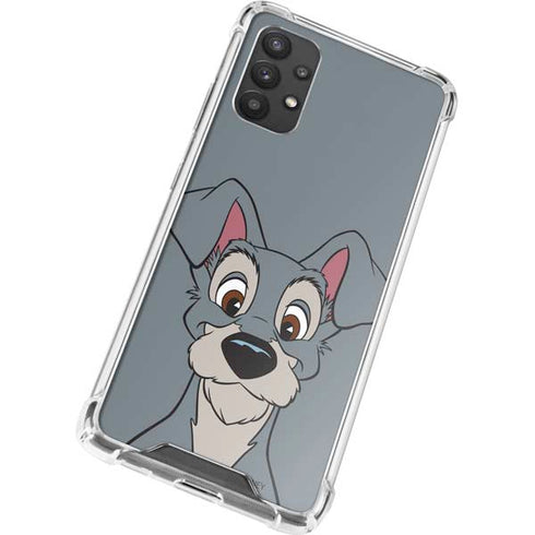 Disney Lady & The Tramp Butch Portrait Galaxy A32 5G Clear Case
