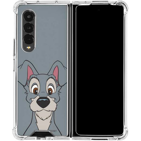 Disney Lady & The Tramp Butch Portrait Galaxy Z Fold4 5G Clear Case