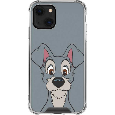Disney Lady & The Tramp Butch Portrait iPhone 13 Mini Clear Case