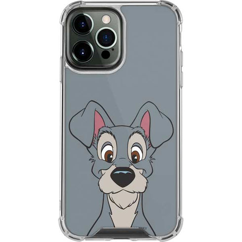 Disney Lady & The Tramp Butch Portrait iPhone 13 Pro Max Clear Case