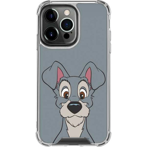 Disney Lady & The Tramp Butch Portrait iPhone 14 Pro Clear Case
