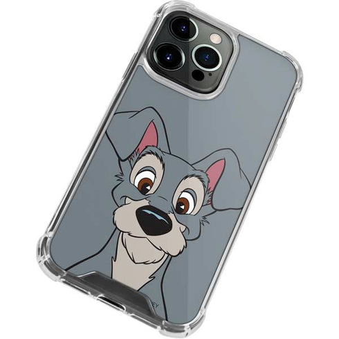 Disney Lady & The Tramp Butch Portrait iPhone 14 Pro Max Clear Case