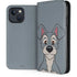 Disney Lady & The Tramp Butch Portrait iPhone 15 Plus Folio Case
