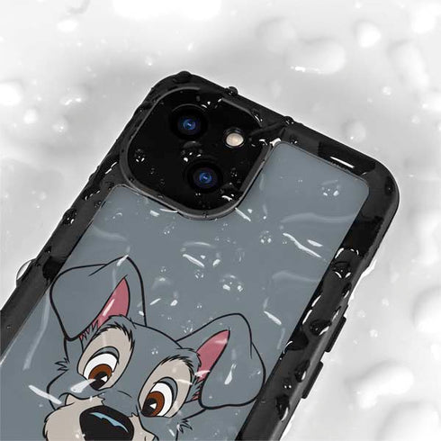 Disney Lady & The Tramp Butch Portrait iPhone 15 Plus Waterproof Case