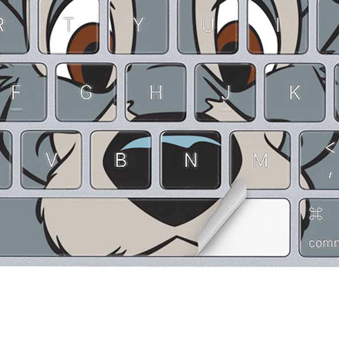 Disney Lady & The Tramp Butch Portrait Magic Keyboard Skin