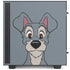 Disney Lady & The Tramp Butch Portrait NZXT H510 Compact ATX Mid-Tower Case Skin