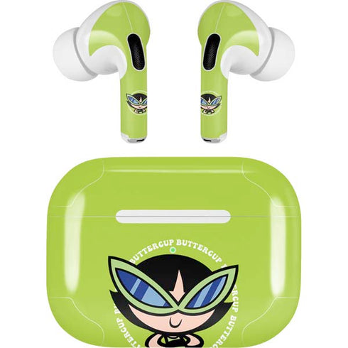 Cartoon Network Powerpuff Girls Buttercup AirPods Pro 2nd Gen Skin