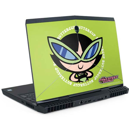 Cartoon Network Powerpuff Girls Buttercup Dell Alienware Skin