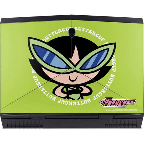 Cartoon Network Powerpuff Girls Buttercup Dell Alienware Skin