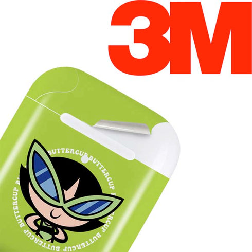 Cartoon Network Powerpuff Girls Buttercup Apple AirPods 2 Skin