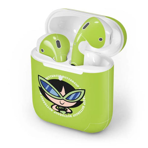 Cartoon Network Powerpuff Girls Buttercup Apple AirPods 2 Skin