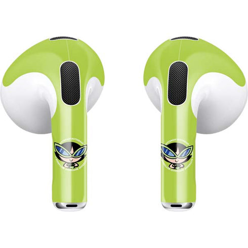 Cartoon Network Powerpuff Girls Buttercup Apple AirPods (3rd Gen 2021) Skin