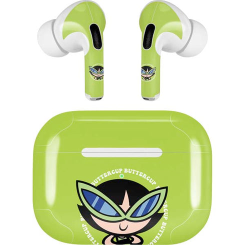 Cartoon Network Powerpuff Girls Buttercup Apple AirPods Pro Skin