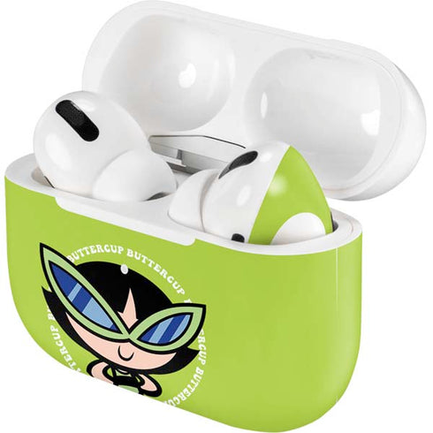 Cartoon Network Powerpuff Girls Buttercup Apple AirPods Pro Skin