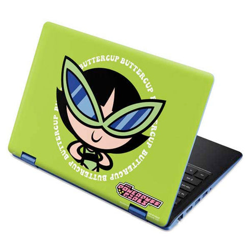Cartoon Network Powerpuff Girls Buttercup Aspire R11 11.6in Skin