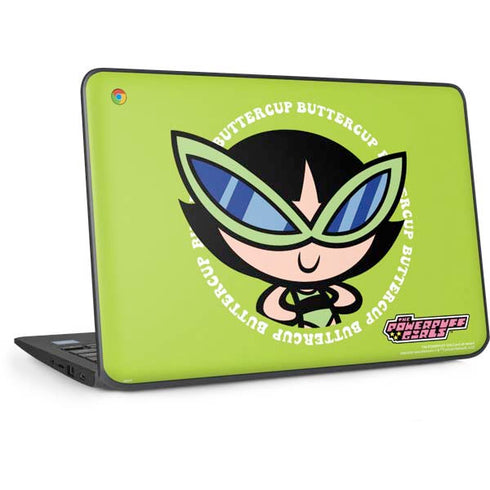 Cartoon Network Powerpuff Girls Buttercup HP Chromebook Skin