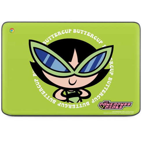 Cartoon Network Powerpuff Girls Buttercup HP Chromebook Skin