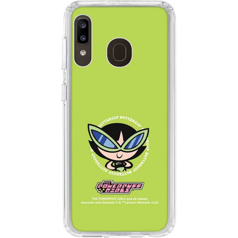 Cartoon Network Powerpuff Girls Buttercup Galaxy A20 Clear Case