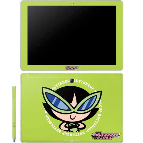 Cartoon Network Powerpuff Girls Buttercup Galaxy Book 12in Skin