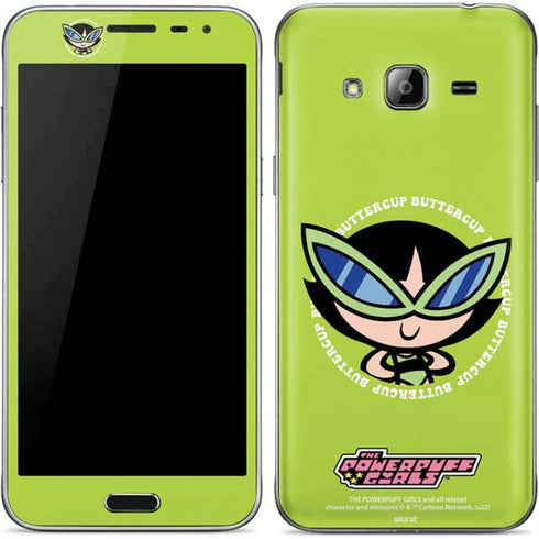 Cartoon Network Powerpuff Girls Buttercup Galaxy J3 Skin