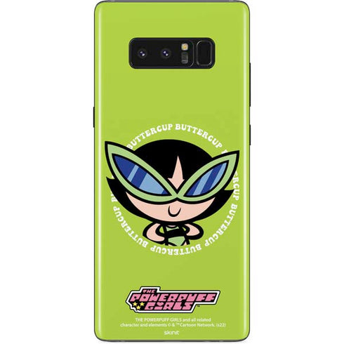 Cartoon Network Powerpuff Girls Buttercup Galaxy Note 8 Skin