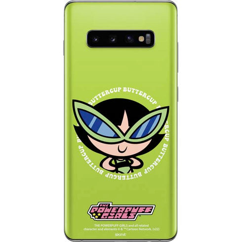 Cartoon Network Powerpuff Girls Buttercup Galaxy S10 Plus Skin