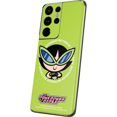 Cartoon Network Powerpuff Girls Buttercup Galaxy S21 Ultra 5G Skin