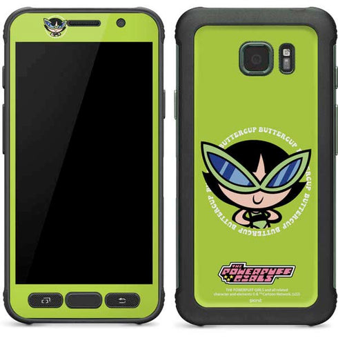 Cartoon Network Powerpuff Girls Buttercup Galaxy S7 Active Skin