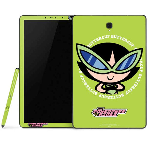 Cartoon Network Powerpuff Girls Buttercup Samsung Galaxy Tab Skin