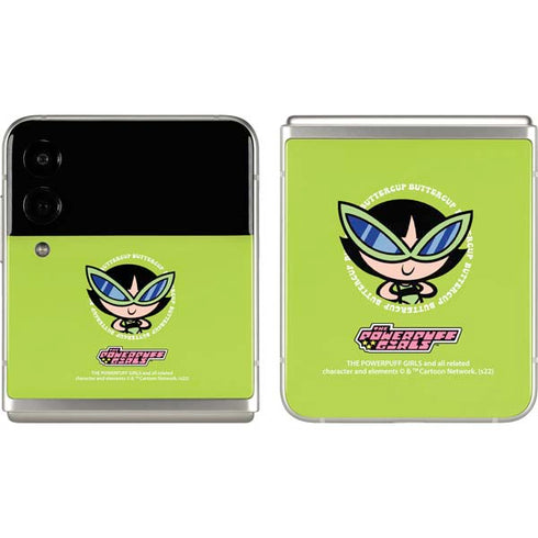 Cartoon Network Powerpuff Girls Buttercup Galaxy Z Flip3 5G Skin