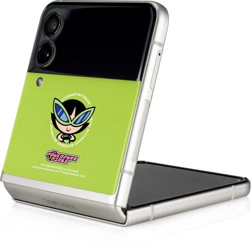 Cartoon Network Powerpuff Girls Buttercup Galaxy Z Flip4 5G Skin