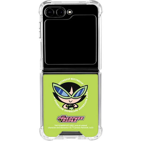 Cartoon Network Powerpuff Girls Buttercup Galaxy Z Flip5 5G Clear Case