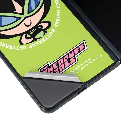 Cartoon Network Powerpuff Girls Buttercup Galaxy Z Fold4 5G Skin