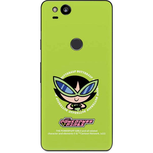 Cartoon Network Powerpuff Girls Buttercup Google Pixel 2 Skin